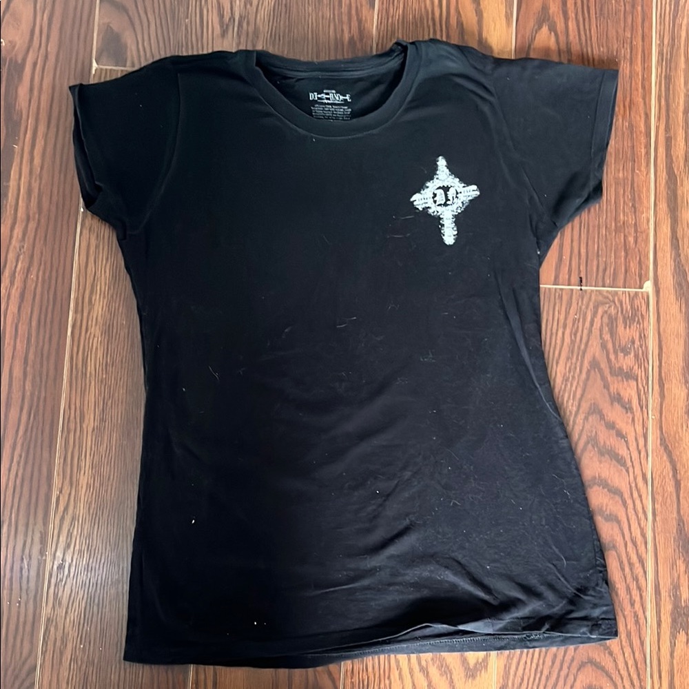 Black Fitted Polo T-Shirt Short Sleeve